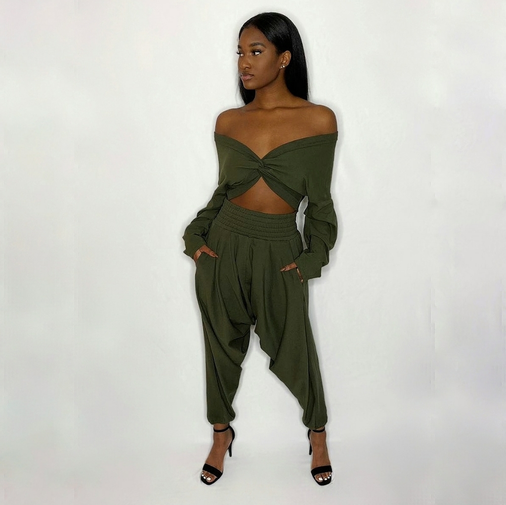Two Piece Jogger Style Set